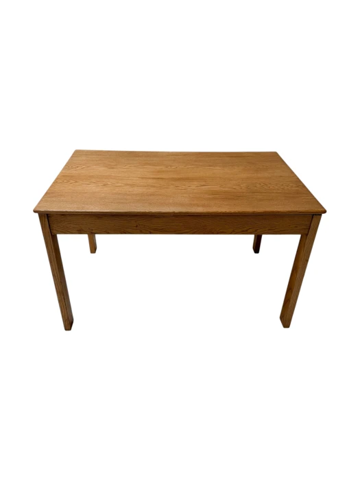 Art Deco Dining Table by J.A. Muntendam, Solid Oak, 1920s Dutch Design